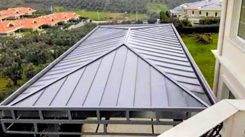 Kenetli Çatı - Modern Ev